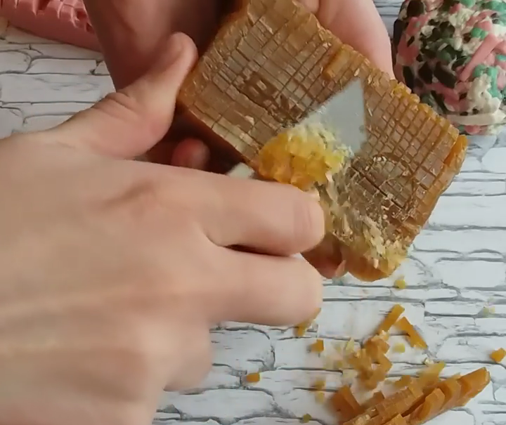 кубики на хозяйственном мыле