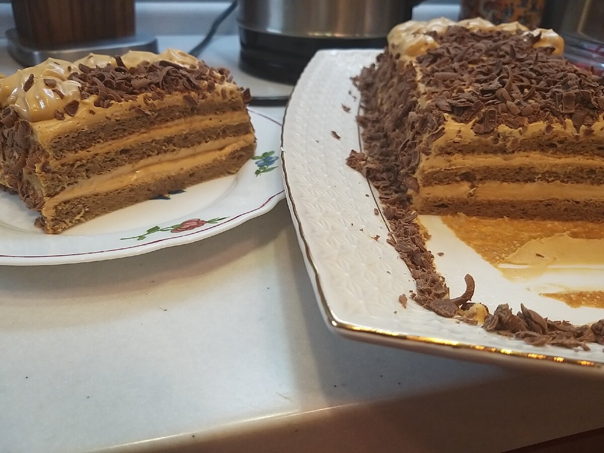 Торт в разрезе