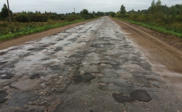 Большая часть дорог находится в таком состоянии (удовлетворительном скажем так)