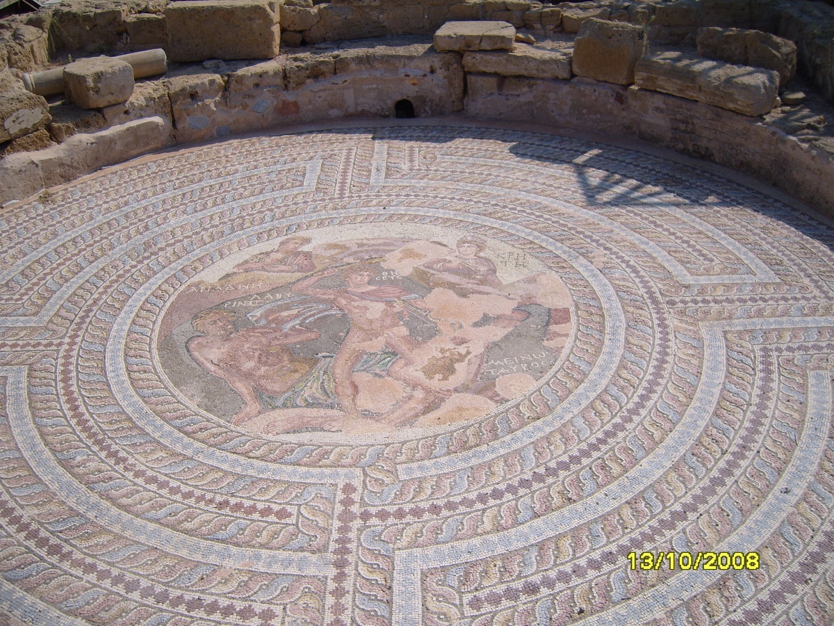 Фреска в доме богатого древнего грека (архпарк)