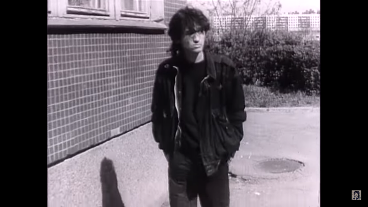 Виктор Цой. Кинопробы к фильму «Конец каникул» — 1986г. Скриншот.