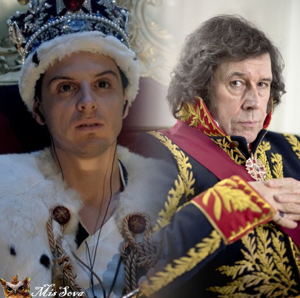 Профессор Мориарти и князь Василий Курагин. Такие разные, но гении. Гениальные злодеи. Коллаж автора