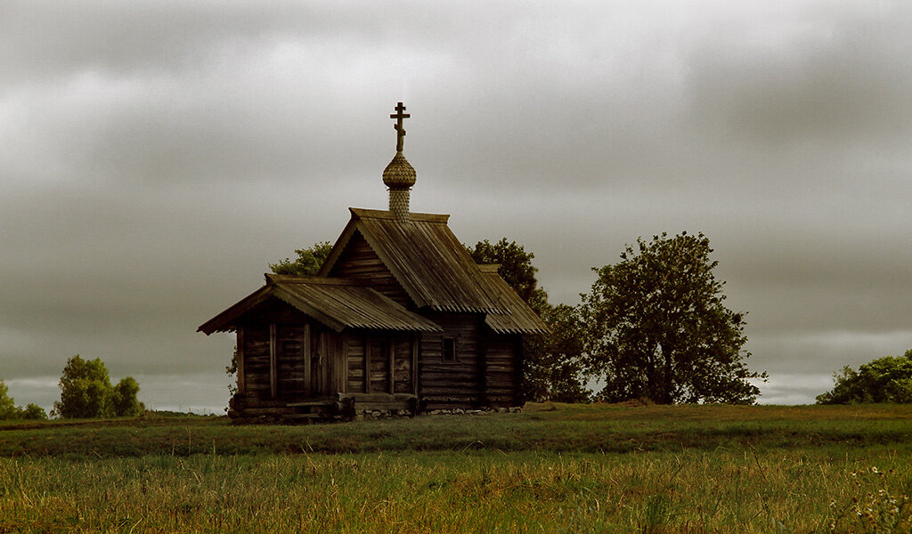 Деревянный храм храм Русь