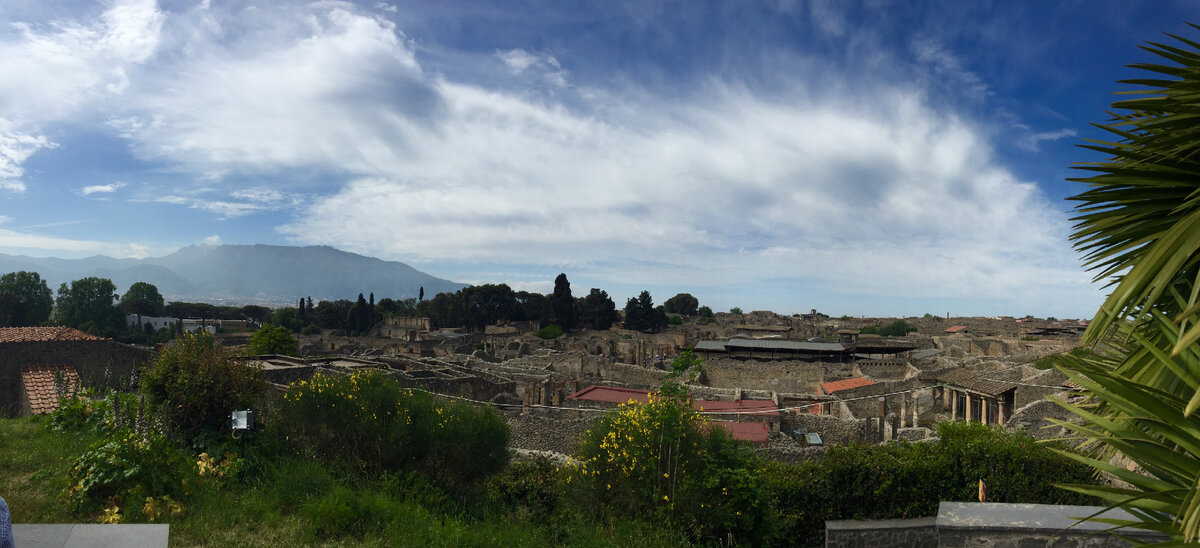 Панорама города.