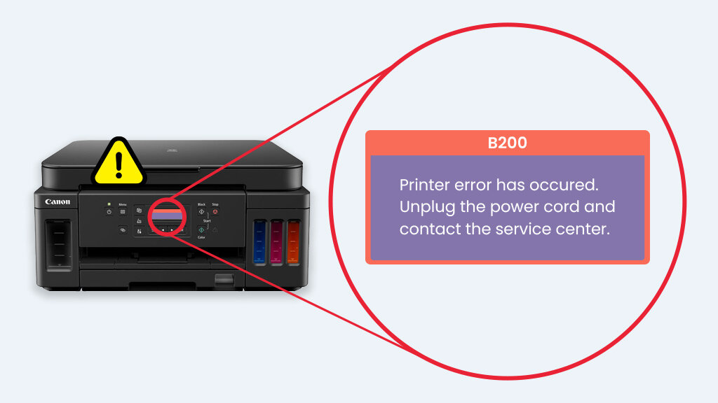 Ошибка B200 в принтерах Canon: причины и методы устранения