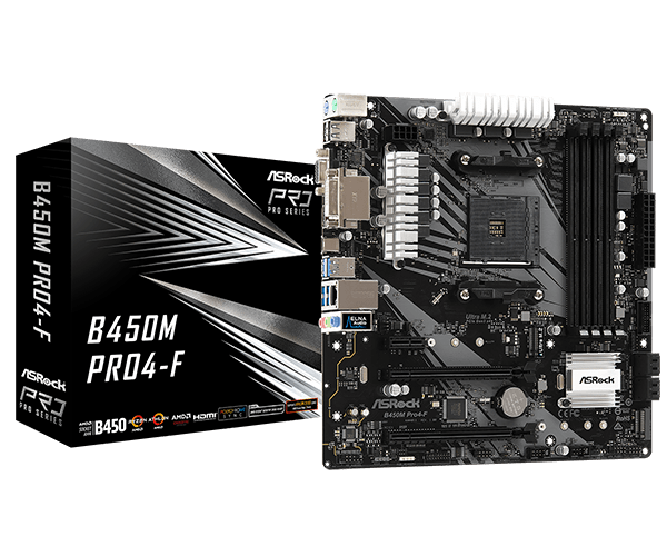 ASRock B450M Pro4-F