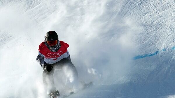    Джулия Марино (США) в финале слоупстайла на зимних Олимпийских играх 2022.© РИА Новости / Павел Бедняков