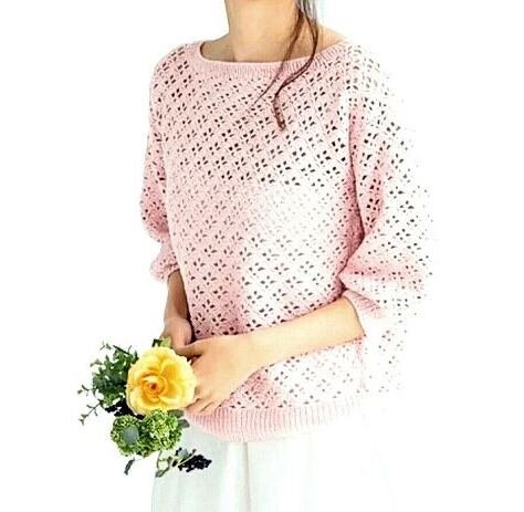 Джемпер женский крючком с описанием и схемой