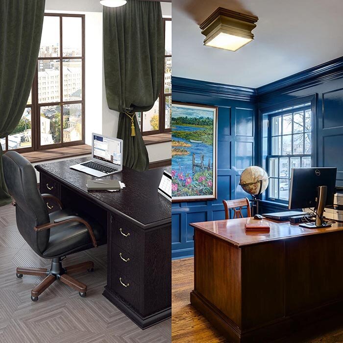 Дизайн домашнего кабинета в современном стиле: идеи, мебель, планировка