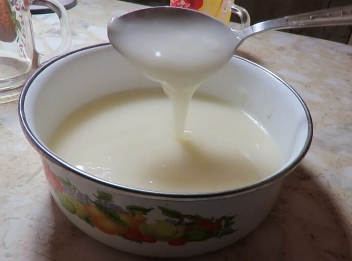 Клейстер не должен быть слишком густым