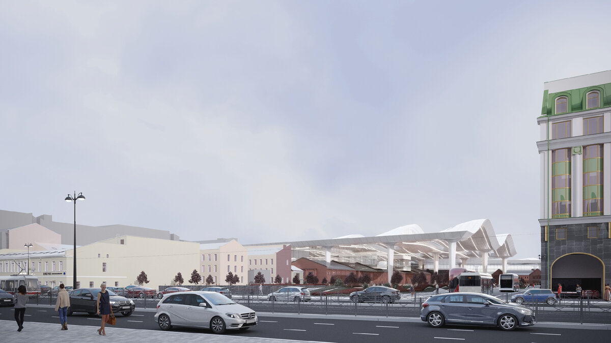 Вид с Лиговского проспекта 