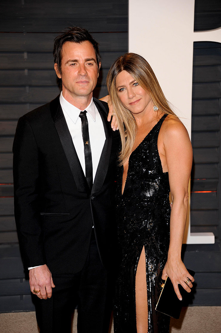 Дженнифер Энистон и  Джастин Теру