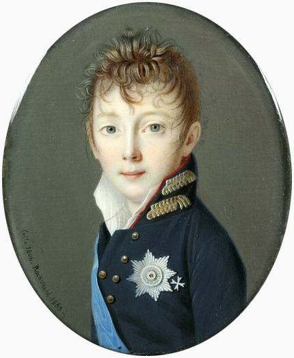 А.П. Рокштуль. Великий князь Николай Павлович (1806 год). Изображение из открытых источников