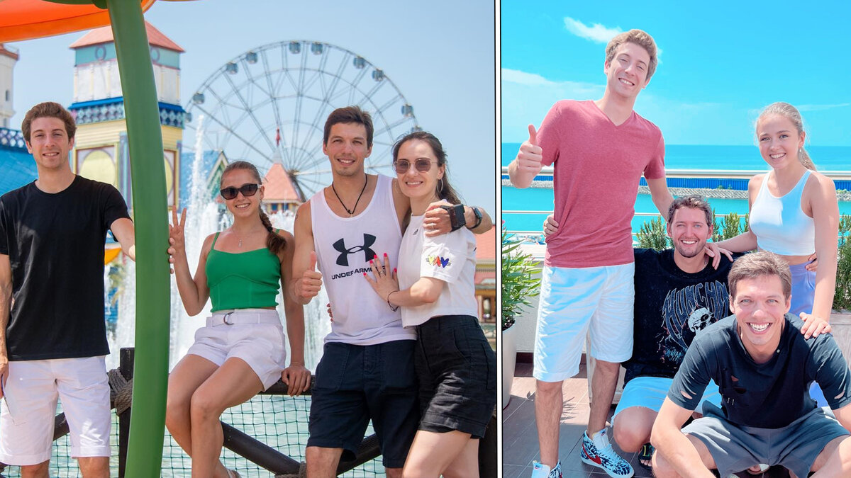 Камила Валиева и компания. Коллаж автора.