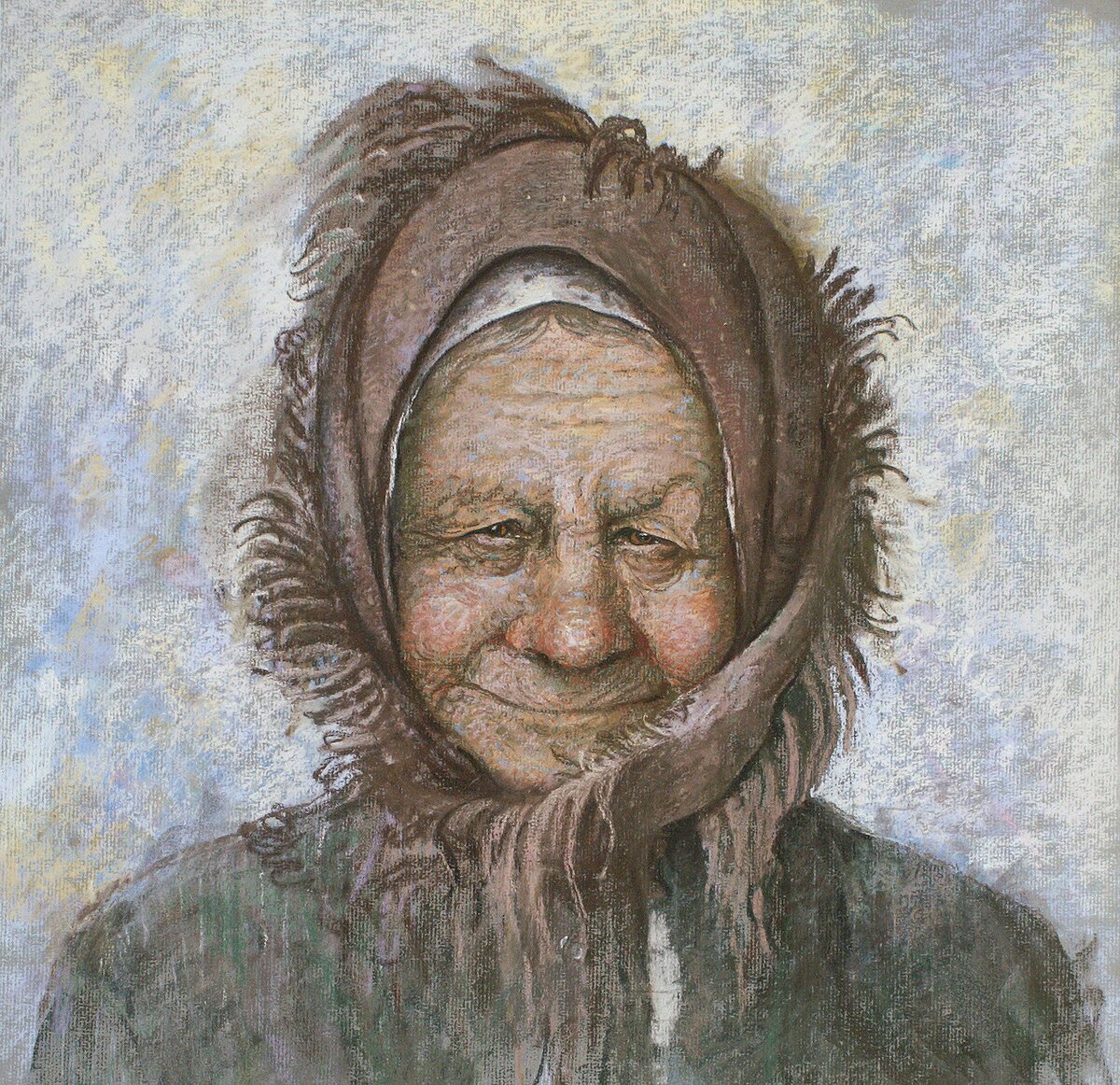 Картинки пожилых женщин рисованные