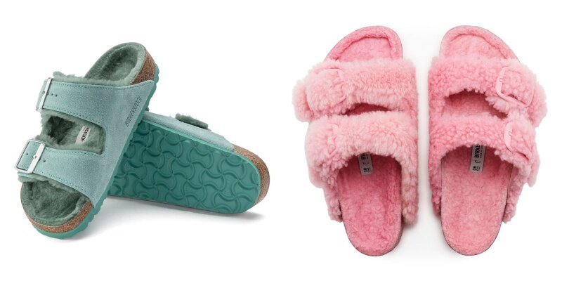 На фото модели бренда Birkenstock.