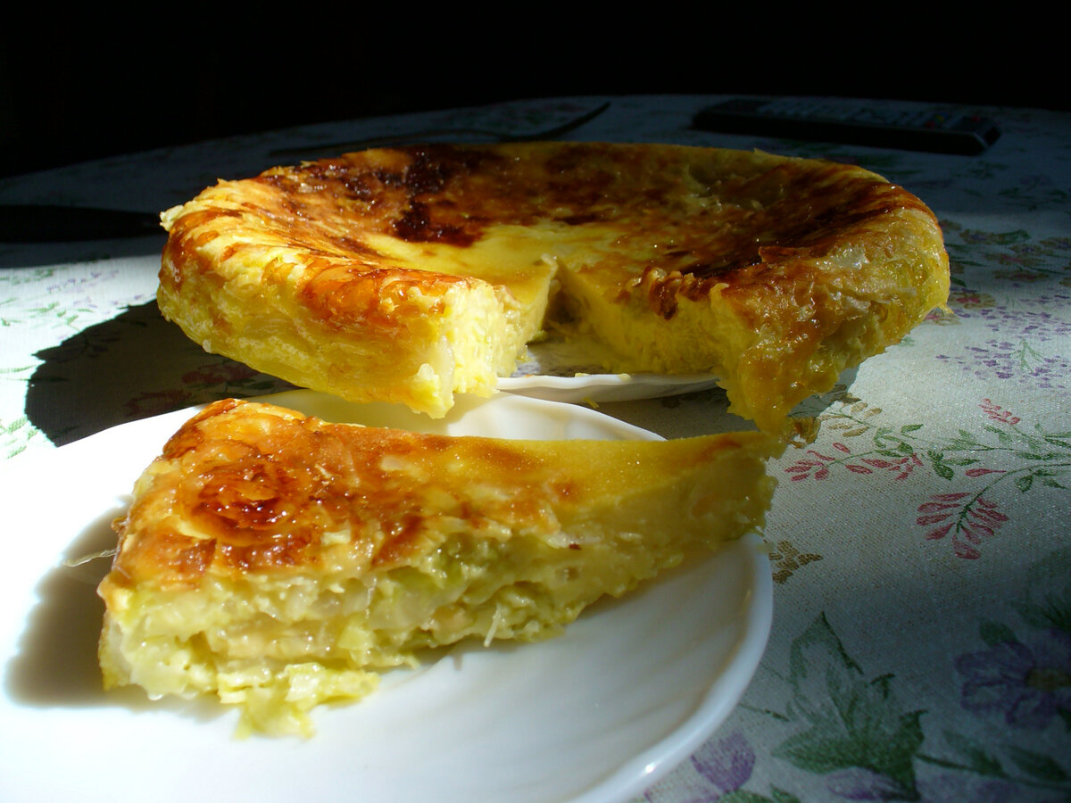 Пирог с капустой — 2 рецепта для мультиварки