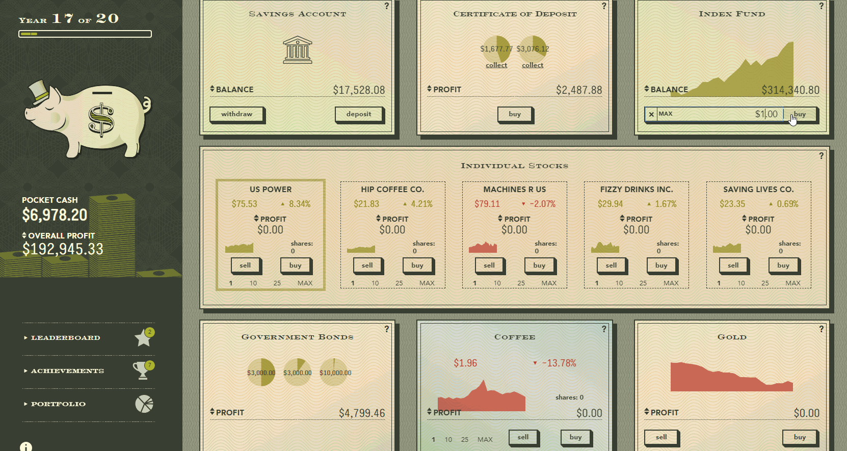Общий вид игрового процесса