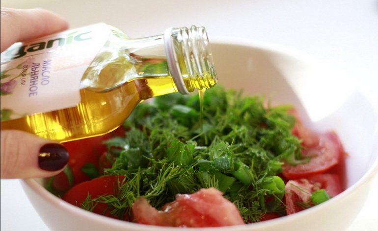 Льняное масло