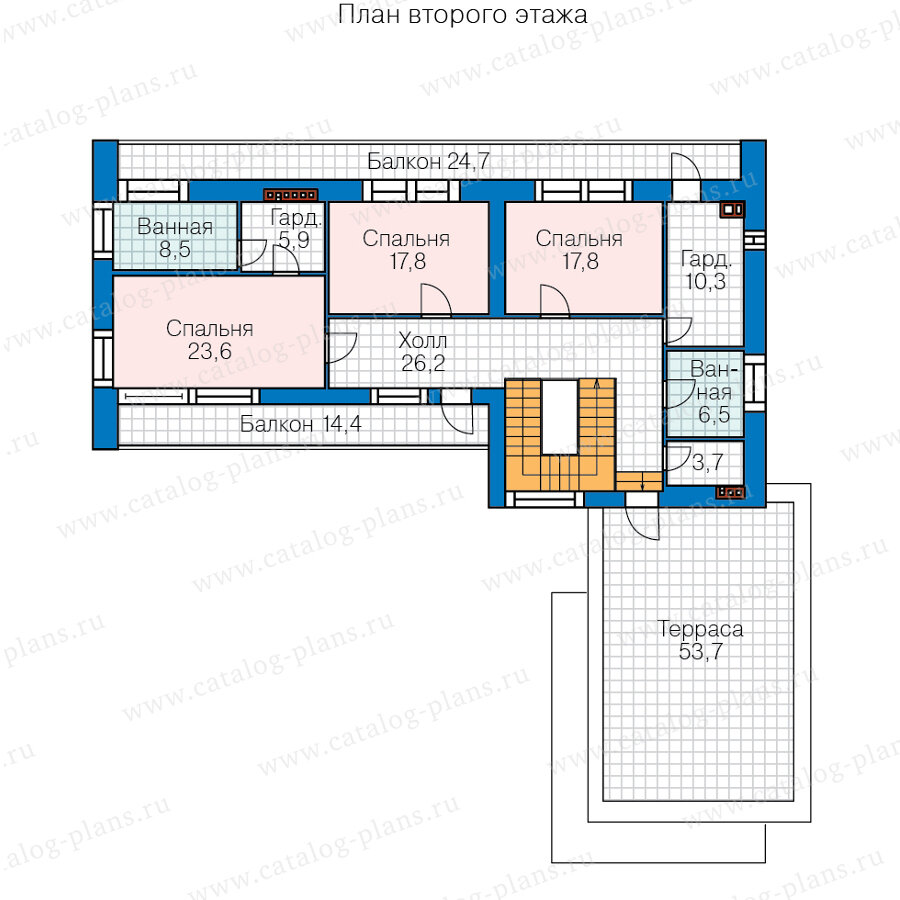 Проект двухэтажного дома 296м² в стиле хай-тех | Проекты Коттеджей | Дзен