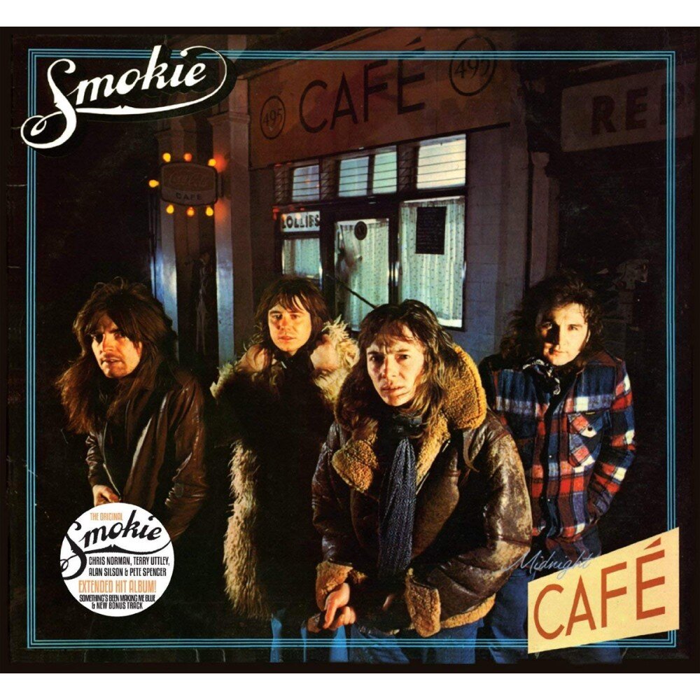 Обложка диска Midnight Cafe (1976), вышедшего в том же году, что и сингл с Living Next Door To Alice.
