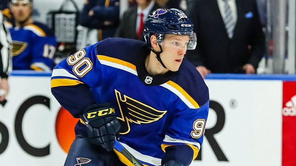 Никита Сошников в составе Сент-Луис Блюз.