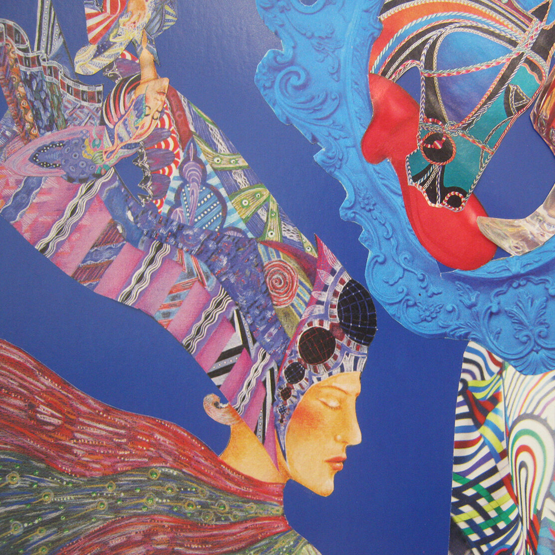 "Синяя птица" фрагмент коллажа. Автор МОЯАНАХАТА 