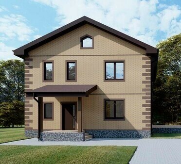 Главный фасад дома. Источник изображения: vevanta.com.