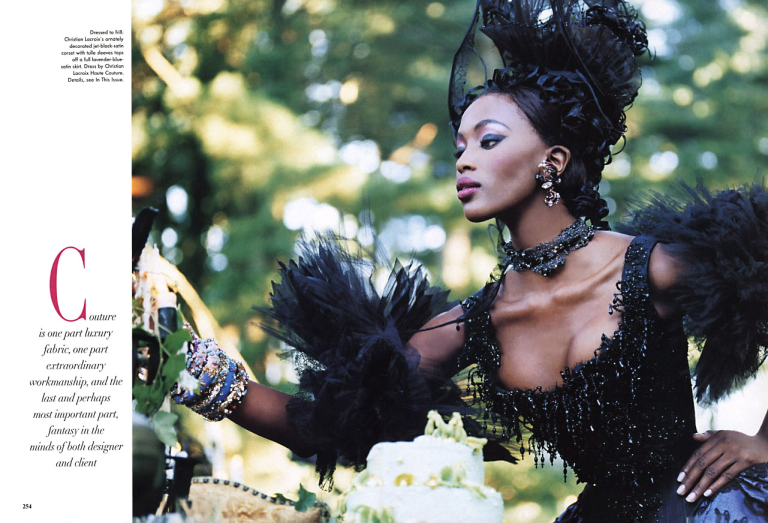 A feast for the eyes (Стивен Мейзел, Vogue US, 1996)
