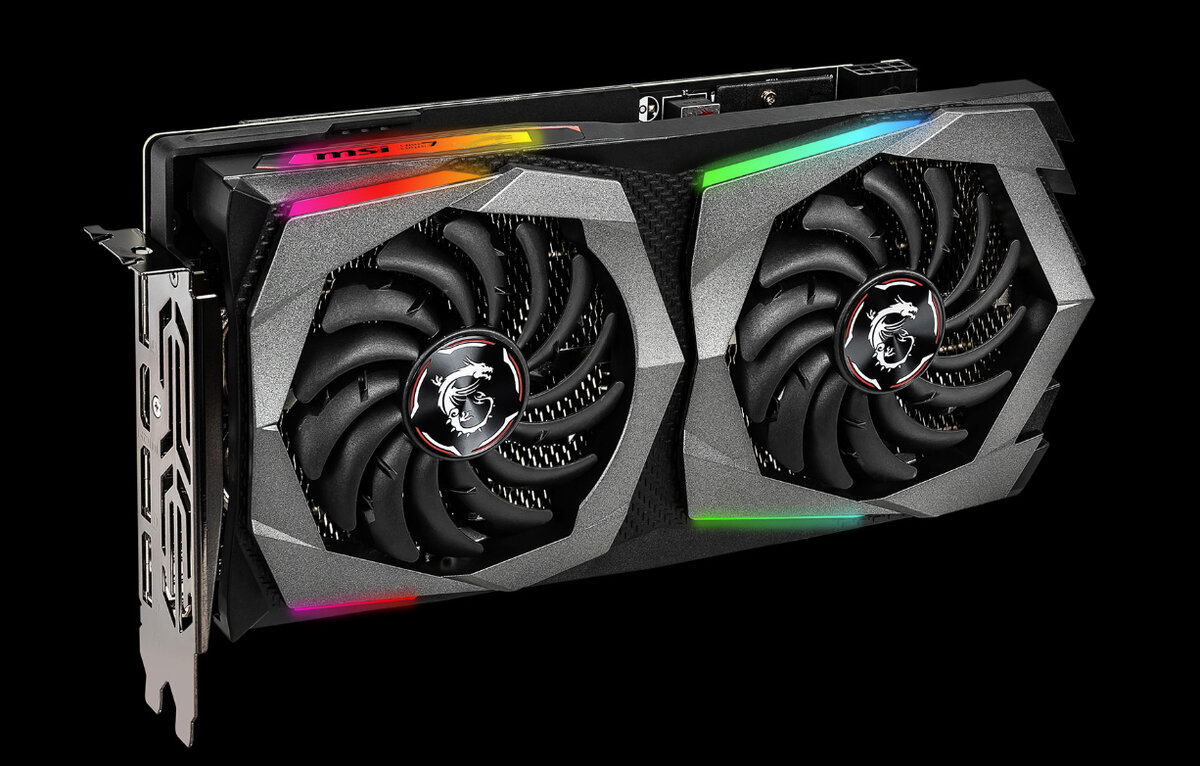 Самая производительная карта от MSI из серии RTX 2060.