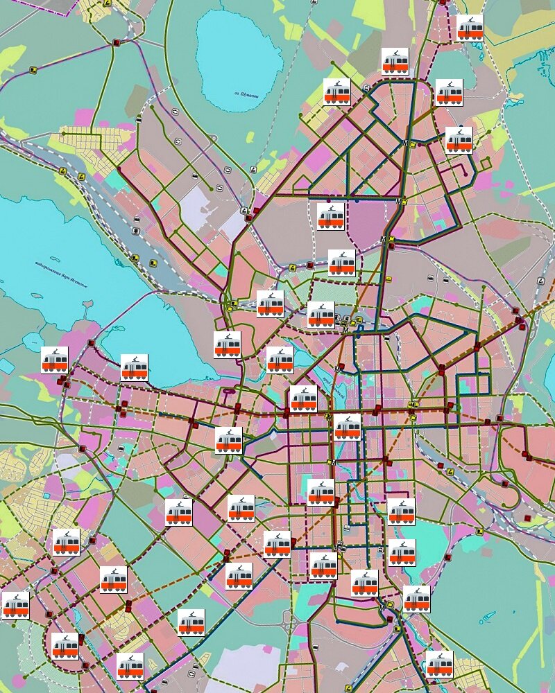 Генеральный план развития екатеринбурга до 2035 года карта