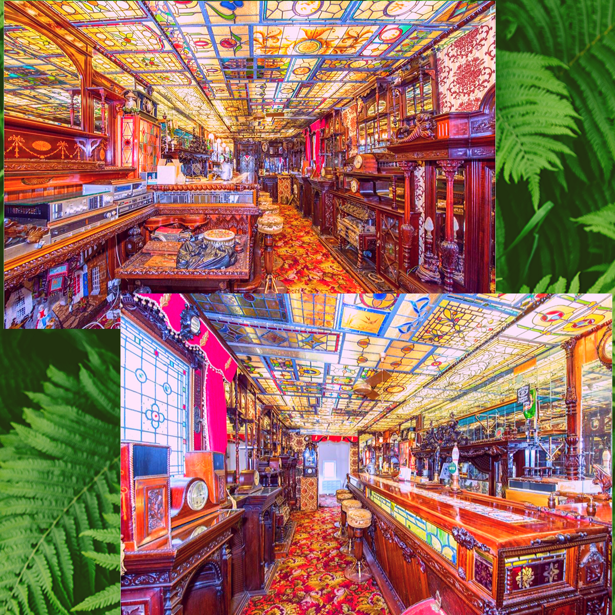 Бар в викторианском стиле.