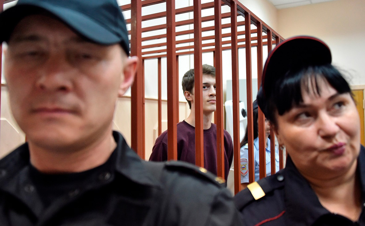 Егор Жуков на суде