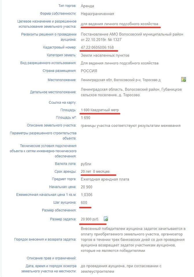                                                             Информация о лоте