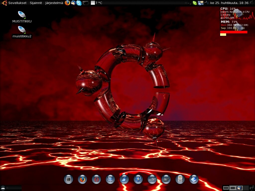 Ubuntu Satanic Edition. Источник Google Картинки