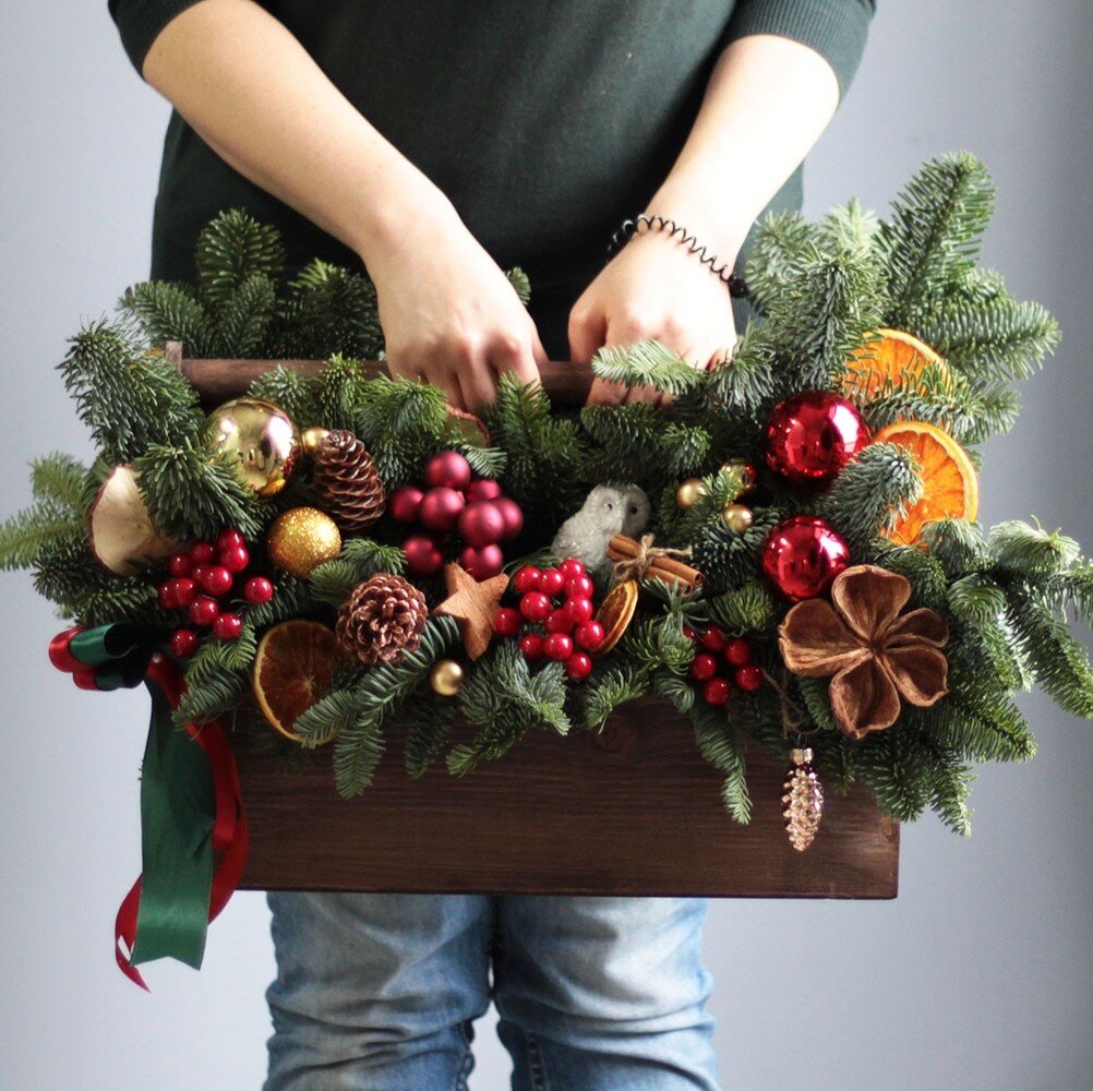 Материалы для создания зимних флористических композиций