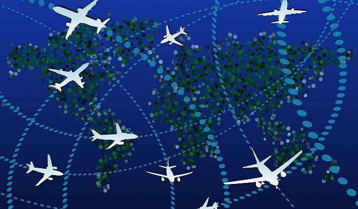 Аэропорты по всему миру.