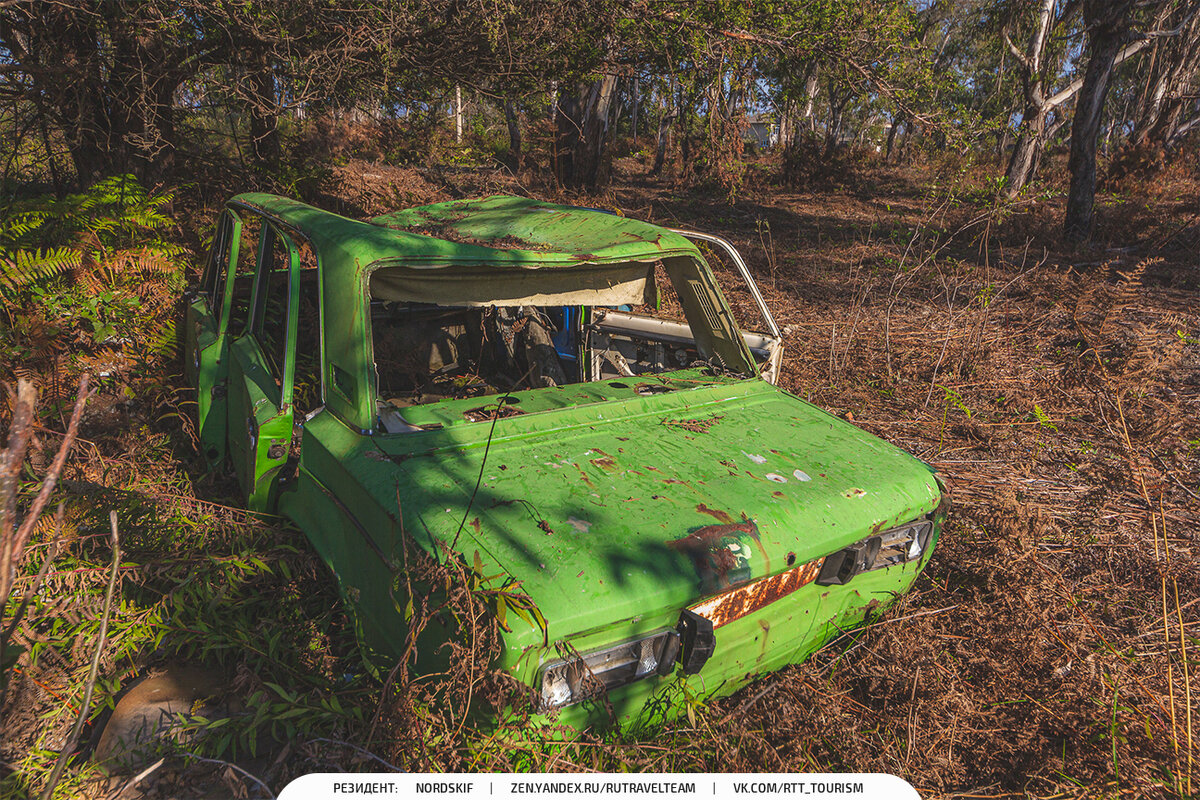 Брошенные машины в Абхазии