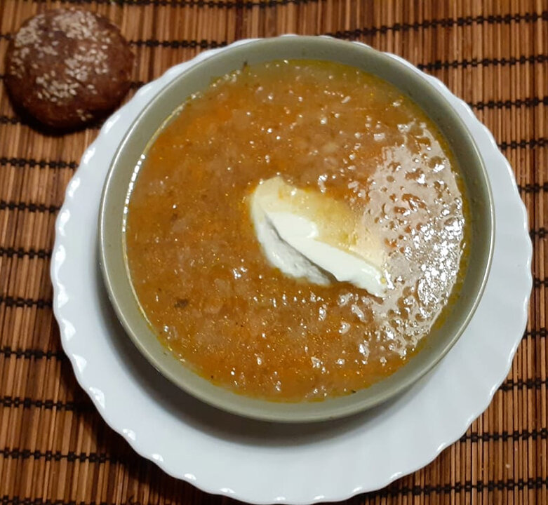 Щи с капустой и перловкой