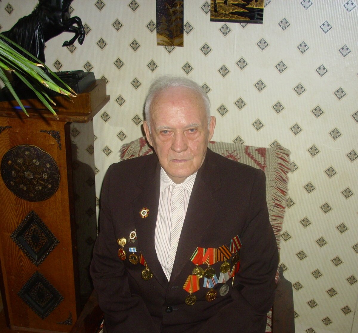 Участник Великой Отечественной войны челябинец Евгений  Николаевич  Березин. Фото Ивана Загребина.