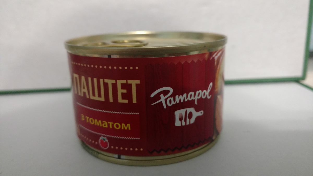 "Фасад" баночки с паштетом