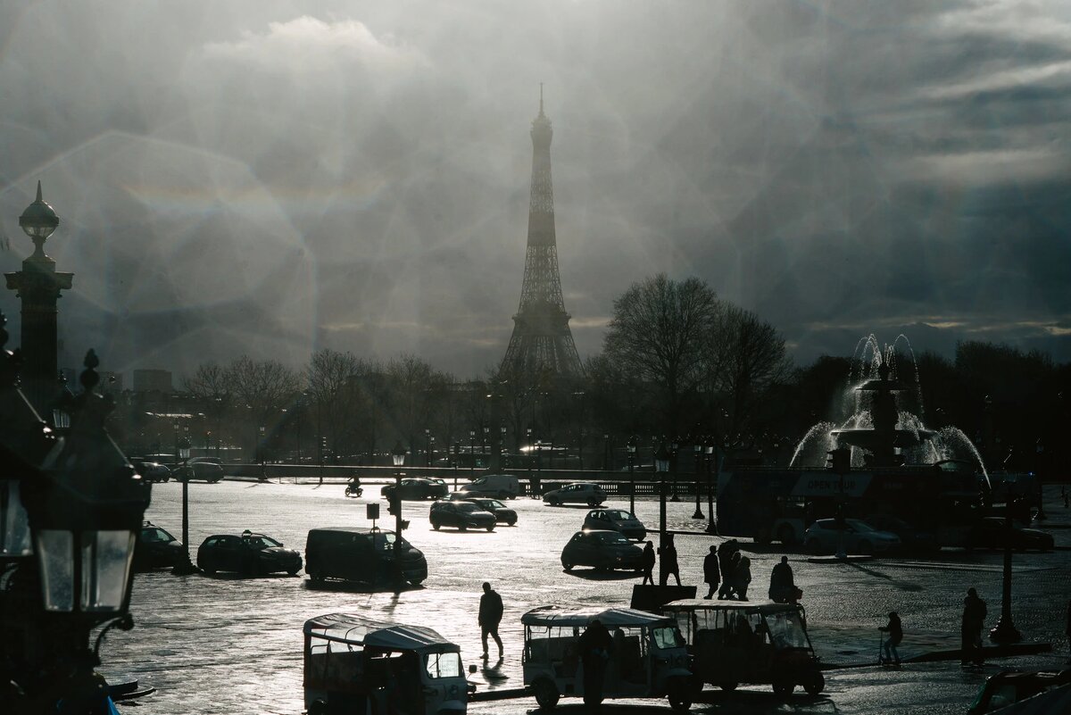 Place de la Concorde в Париже в субботу. Дмитрий Костюков для The New York Times