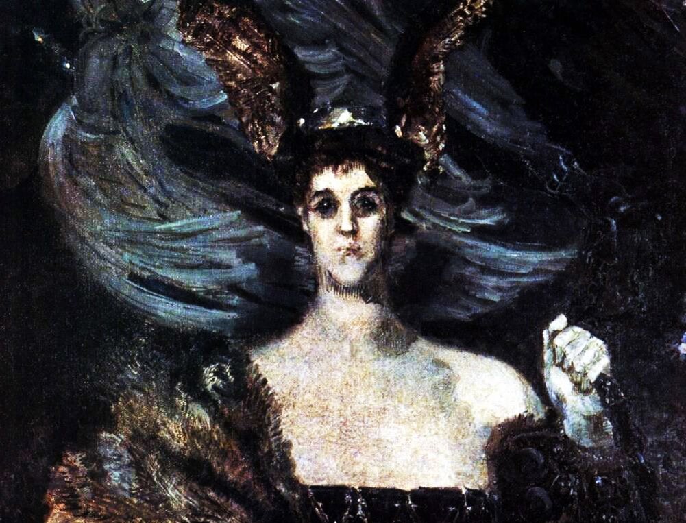 Картина Михаила Врубеля "Валькирия" 