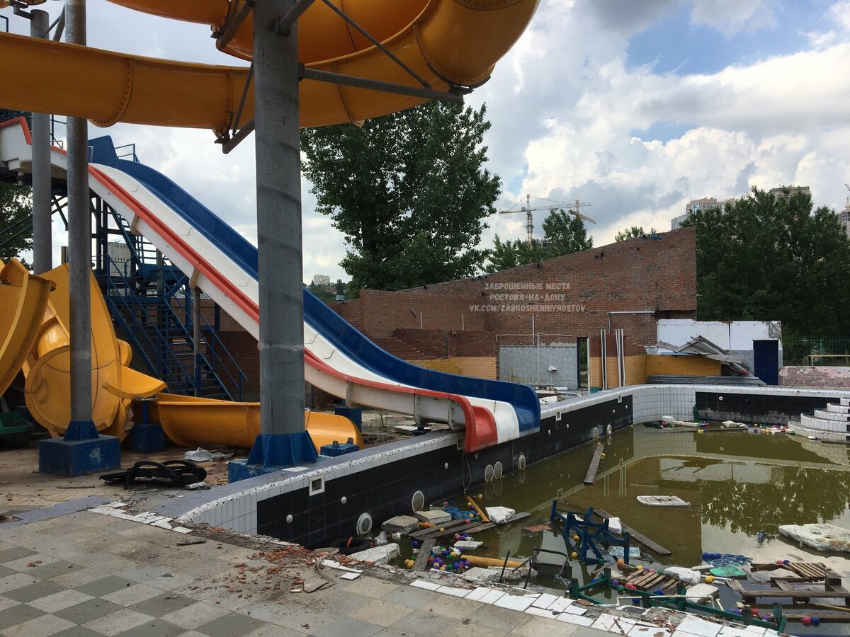 На объекте царит разруха.