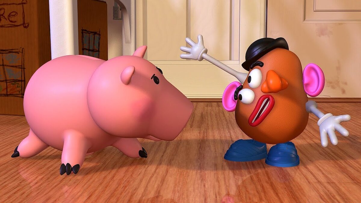 Кадр из м/ф «История Игрушек», работы Пабло Пикассо