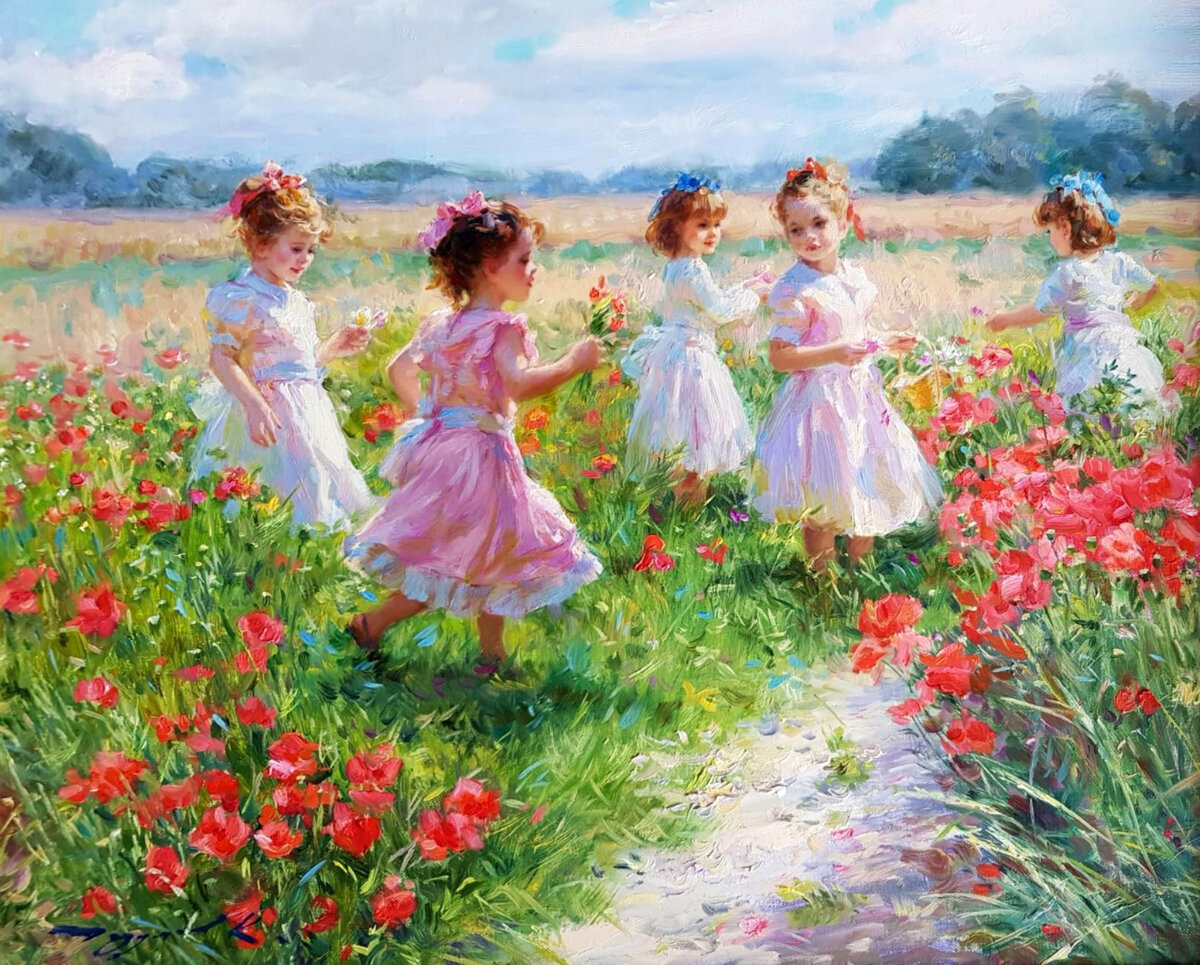Художник Константин Разумов (Konstantin Razumov). Детство.