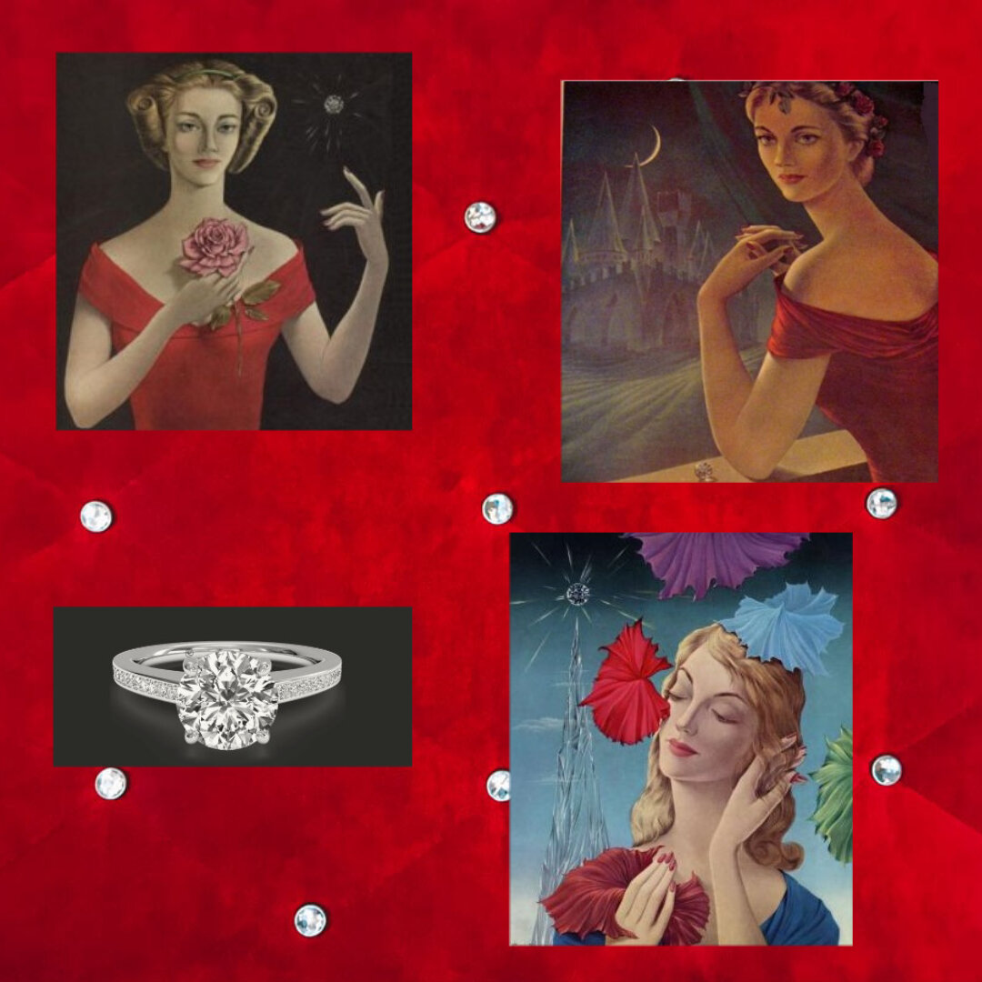 Фрагменты рекламной кампании дома "Де Бирс"