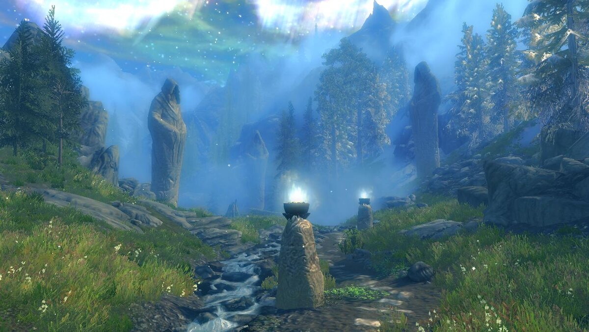 Совнгард застилает густой туман, насланный Криком Алдуина