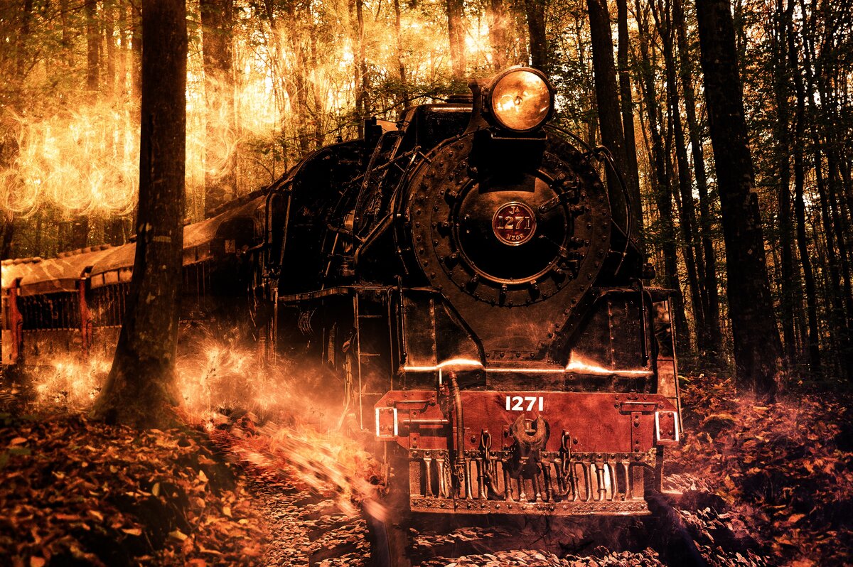Источник: https://get.pxhere.com/photo/forest-night-fire-darkness-locomotive-photoshop-composition-fantasy-screenshot-computer-wallpaper-brute-911322.jpg