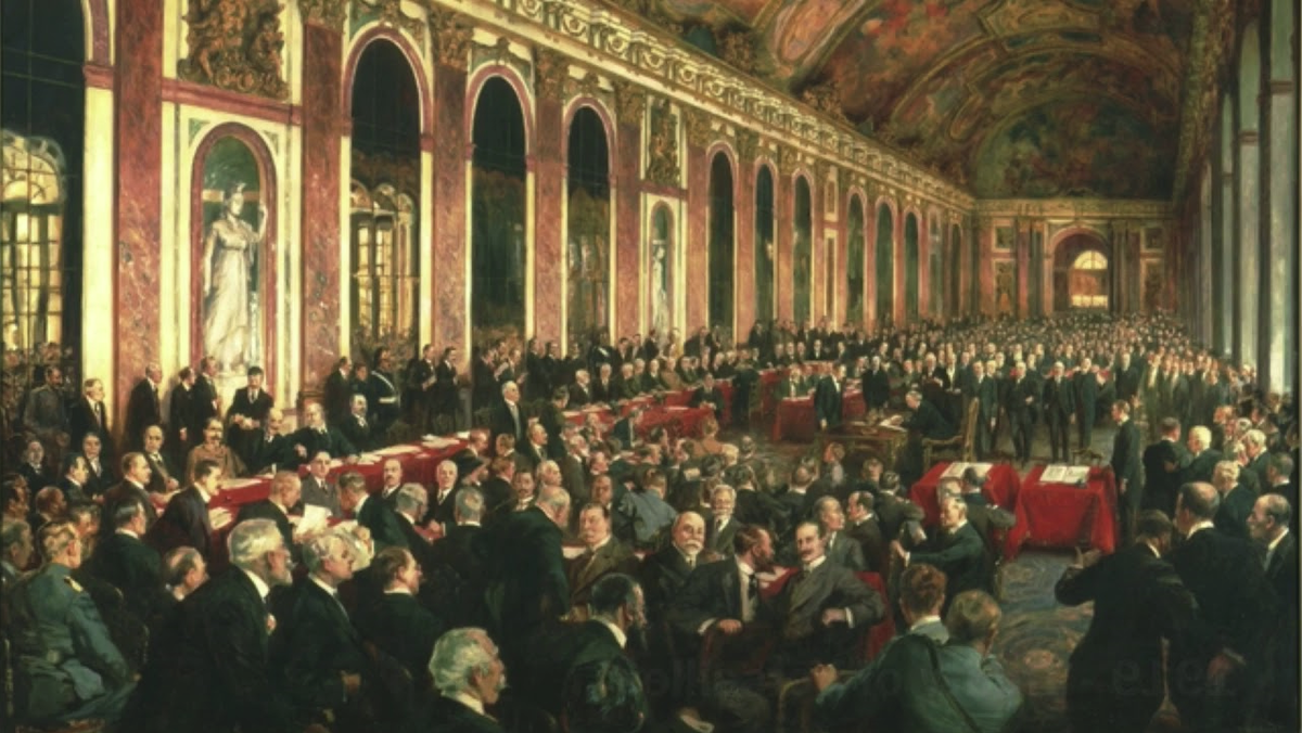 Подписание Версальского мирного договора